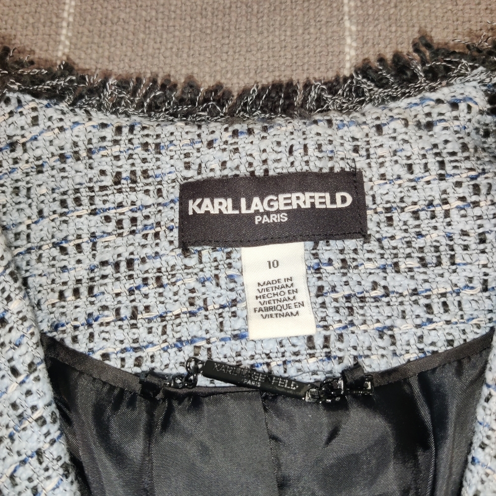 Karl Lagerfeld Boucle Blazer - Picture 2 of 12